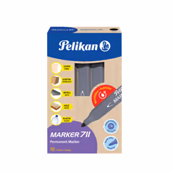 Pelikan 711 marqueur indélébile Noir 10 pièce(s)