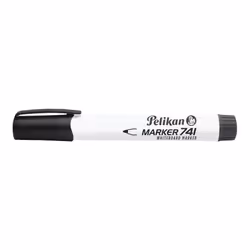 Pelikan 741, 10 pi��ce(s), Noir, Pointe ogive, Noir, Blanc, Rond