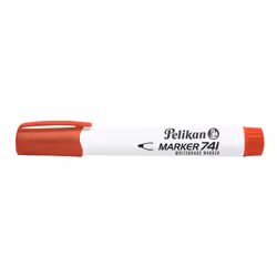 Pelikan 741, 10 pièce(s), Rouge, Pointe ogive, Rouge, Blanc, Rond