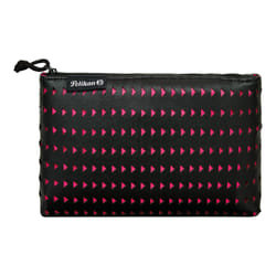 Pelikan Lasercut Trousse à crayons Polyuréthane (PU) Noir, Rose