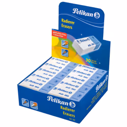 Pelikan 606079 gomme à effacer Plastique Blanc 30 pièce(s)