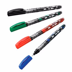 Pelikan Inky Stylos à encre gel avec bouchon Noir, Bleu, Vert, Rouge 50 pièce(s)