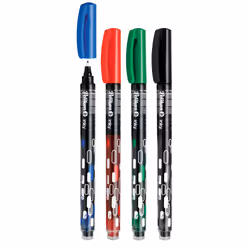 Pelikan Inky Stylos à encre gel avec bouchon Noir, Bleu, Vert, Rouge 50 pièce(s)