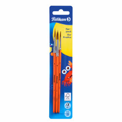 Pelikan 70038, Set de pinceaux, Assortie, 3 pièce(s)