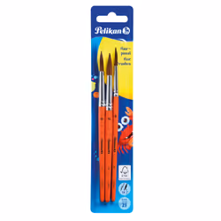 Pelikan 700399, Set de pinceaux, Assortie, 3 pièce(s)