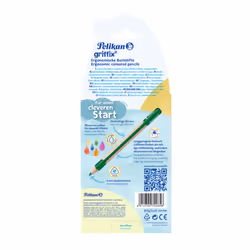 Pelikan 700856 crayon de couleur Noir, Bleu, Marron, Vert, Orange, Rose, Rouge, Blanc, Jaune 9 pièce(s)
