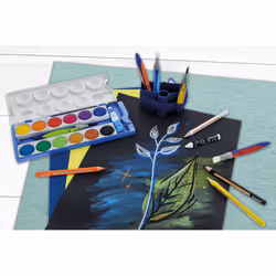 Pelikan 700856 crayon de couleur Noir, Bleu, Marron, Vert, Orange, Rose, Rouge, Blanc, Jaune 9 pièce(s) - Vue supplémentaire 6