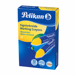 Pelikan 701045, 12 pièce(s), Jaune, Rond, 1,35 cm, Boîte, 120 mm