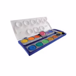 Pelikan 720250, Noir, Bleu, Marron, Vert, Orange, Rose, Violet, Rouge, Violet, Blanc, Jaune, Peinture aquarelle, Dur, 1 pièce ...