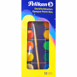 Pelikan Boîte de coul. Opaques F355/12 T21 - 12 couleurs, Multicolore, 12 pièce(s)