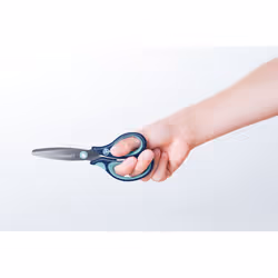 Pelikan SC1RB Ciseaux pour loisirs créatifs Découpe droite Bleu - Vue supplémentaire 5