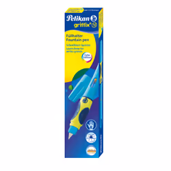 Pelikan 809160, Bleu, Système de remplissage cartouche, Bleu, Pour droitier, Boîte, 1 pièce(s)
