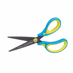Pelikan 810272 ciseaux à bouts ronds Découpe droite Bleu, Citron vert