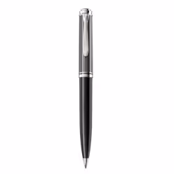 Pelikan Souverän® 605, Clip, Stylo à bille rétractable par rotation, Rechargeable, Noir, 1 pièce(s)