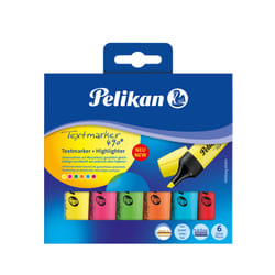 Pelikan Textmarker 490 marqueur 6 pièce(s) Multicolore