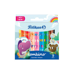 Pelikan Combino Super 411 stylo-feutre Multicolore 9 pièce(s)