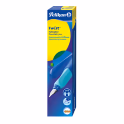 Pelikan Twist, Bleu, Système de remplissage cartouche, Bleu, Ambidextre, 1 pièce(s)