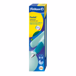 Pelikan Twist, Couleur menthe, Système de remplissage cartouche, Bleu, Ambidextre, 1 pièce(s)