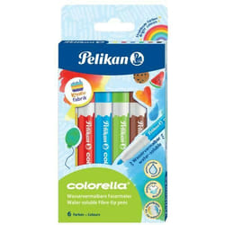 Pelikan Colorella stylo-feutre Noir, Bleu, Marron, Vert, Rouge, Jaune 6 pièce(s)