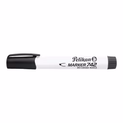 Pelikan 742, 10 pièce(s), Noir, Pointe biseautée, Noir, Blanc, Rond