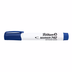 Pelikan 742, 10 pièce(s), Bleu, Pointe biseautée, Bleu, Blanc, Rond