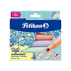 Pelikan Colorella Pastell stylo-feutre Multicolore, Pastel 6 pièce(s)