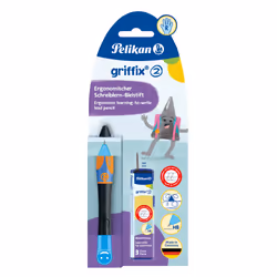 Pelikan griffix, Noir, Plastique, Gris foncé, HB, Allemagne, 1 pièce(s)
