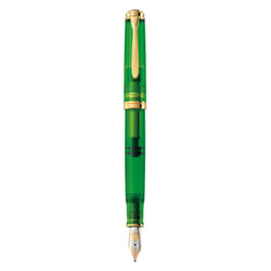 Pelikan Souverän 800 Green Demonstrator stylo-plume Système de remplissage cartouche Or, Vert 1 pièce(s)