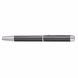 Pelikan Pura P40, Anthracite, Noir, Système de remplissage cartouche, Bleu, Aluminium, Acier inoxydable, Extra-fin