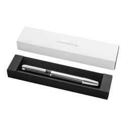 Pelikan Pura P40 stylo-plume Système de remplissage cartouche Anthracite, Acier satin 1 pièce(s)