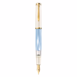 Pelikan Classic M200 stylo-plume Système de remplissage cartouche Bleu, Or, Perle 1 pièce(s)