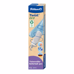 Pelikan Twist eco, Stylo à bille, Bleu, Bleu, Plastique recyclé, 0,3 mm, Ambidextre