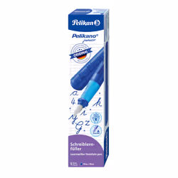 Pelikan 824811, Bleu, Système de remplissage cartouche, Bleu, Acier inoxydable, Pour droitier, Allemagne