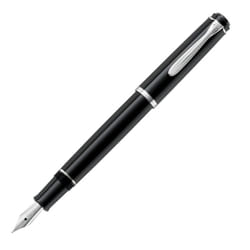 Pelikan P 205 stylo-plume Système de remplissage cartouche Noir, Argent 1 pièce(s)