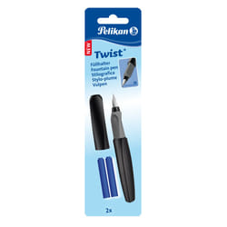 Pelikan Twist P457 stylo-plume Système de remplissage cartouche Noir 1 pièce(s)