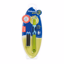 Pelikan 963930, Vert, Système de remplissage cartouche, 0,45 mm, Pour gaucher, Allemagne, Ampoule