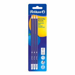 Pelikan 978866, HB, Bleu, Hexagonal, Allemagne, Ampoule, 3 pièce(s)