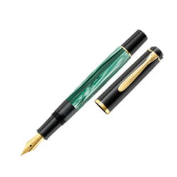 Pelikan 994095 stylo-plume Système de reservoir rechargeable Noir, Or, Vert, Couleur marbre 1 pièce(s)