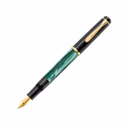 Pelikan 994095 stylo-plume Système de reservoir rechargeable Noir, Or, Vert, Couleur marbre 1 pièce(s)