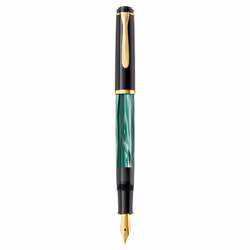 Pelikan 994095 stylo-plume Système de reservoir rechargeable Noir, Or, Vert, Couleur marbre 1 pièce(s)