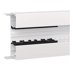 Hager BRN6521019016 chemin de câble Support de câble droit Blanc