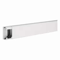 Hager LF3006009016, Support de câble droit, 2 m, Polyvinyl chloride (PVC), Blanc