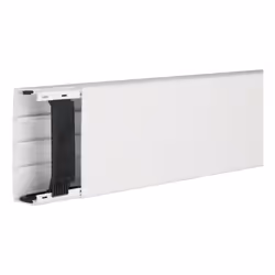 Hager LF4011009016, Support de câble droit, 2 m, Polyvinyl chloride (PVC), Blanc