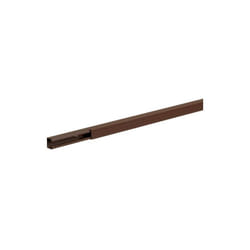 Hager - Goulotte lifea pvc h 15mm x p 15mm sans agrafe ral 8014 marron LF1501508014