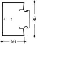 Hager GBA500851ALU accessoire pour clôture électrique