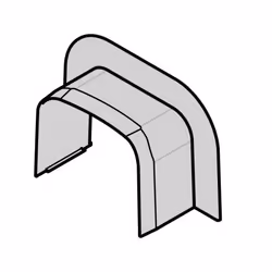HAGER - Joint mural p CLM65090 p65mm h 90mm IK08-IK10 PVC rigide RAL 9010 blanc paloma