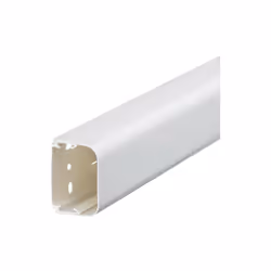 Hager - Goulotte de climatisation p50mm h65mm IK08-IK10 pvc rigide ral 9010 blanc paloma CLMU50065