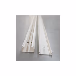 Goulotte de distribution PVC blanc paloma 35x20mm (vendu au mètre) 1 cloison avec couvercle sans agrafe Lifea HAGER Goulotte  ...