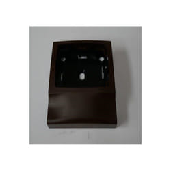 Hager - Support simple marron pour appareillage en saillie Legrand sur moulure 12x20mm ateha