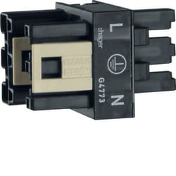 Hager G4773 prise de courant Noir